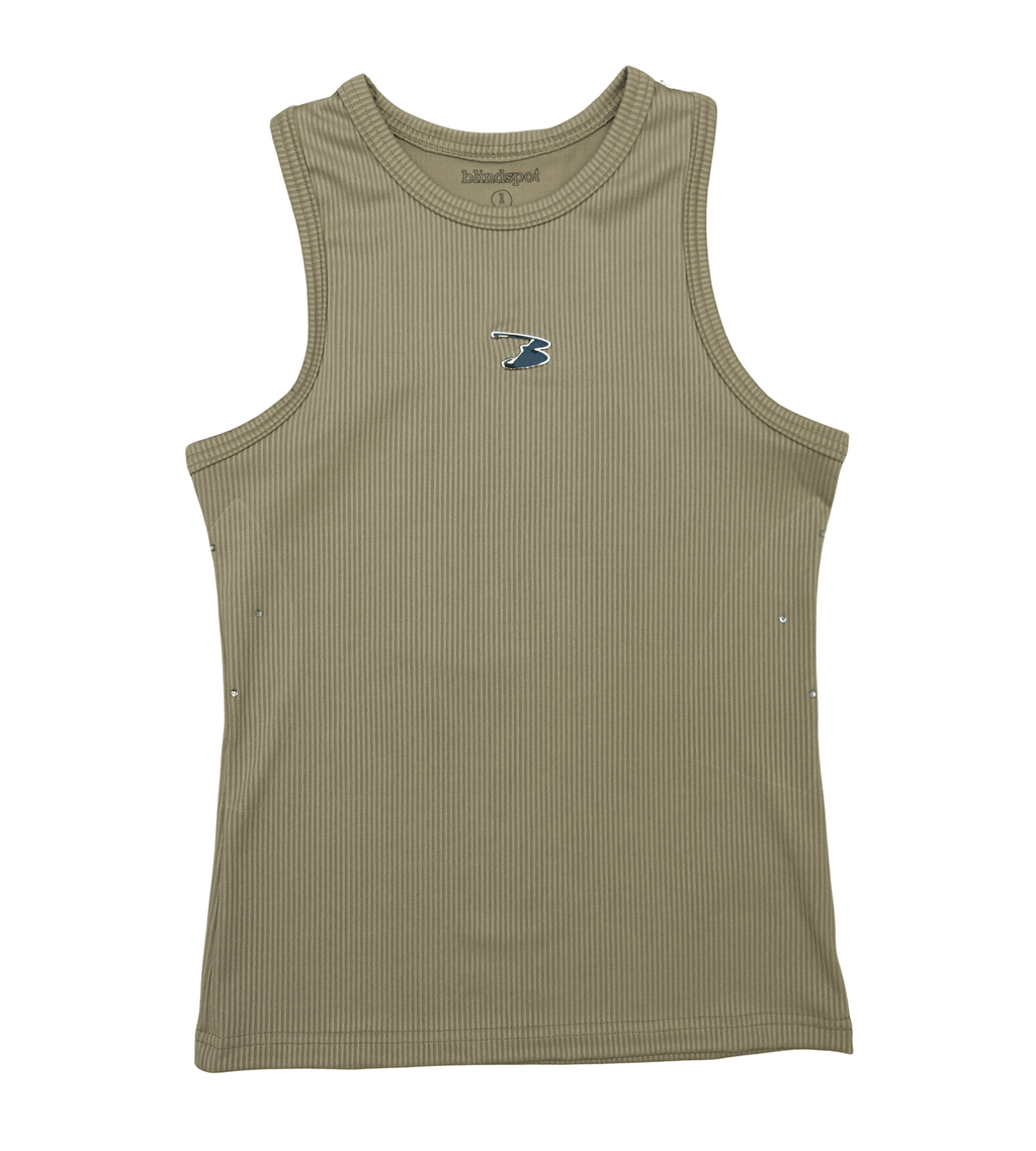 Beige Tank Top by Blindspot Clothing Co, Guadalajara