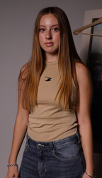 Beige Tank Top by Blindspot Clothing Co, Guadalajara