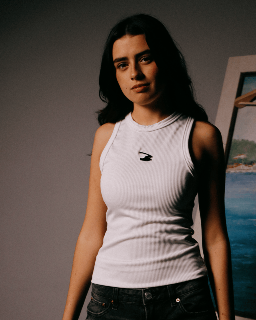 White Tank Top by Blindspot Clothing Co, Guadalajara